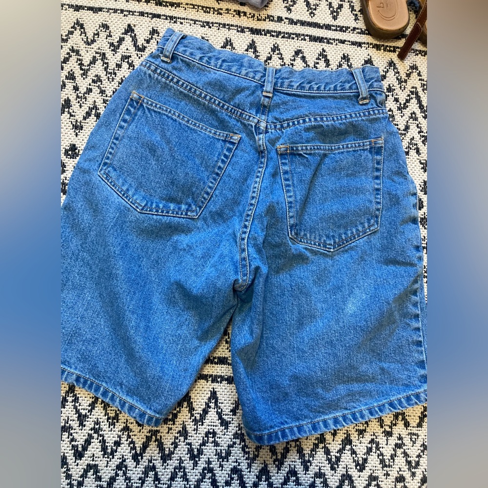 Eddie Bauer Blue Denim Shorts - Picture 5 of 5